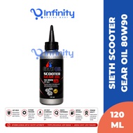 SIETH Gear Oil Scooter 4AT 80W90 Semi Synthetic Base Scooter Gear Oil HONDA, YAMAHA, SYM JET X, NVX