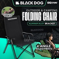 [ COD READY STOCK ] PREMIUM BLACKDOG High Back rest Recliner Camping Outdoor Folding Chair Healing K