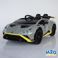 M2G รถไฟฟ้าเด็กเล่น Lamborghini รถแบตเตอรี่เด็ก ดริฟท์ได้ ลิขสิทธิ์แท้ลัมโบร์กีนี **พร้อมส่งจากไทย**