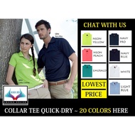 POLO Tee Collar JERSEY Microfiber Polo Shirt ~ OREN SPORT ~ QD06 Batch C