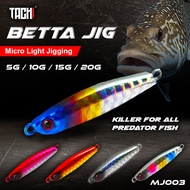 【KAPTEN】5g/10g/15g/20g Micro Jig Light Jig 3D Eyes Fishing Jig Lure/Slow Jig Ikan Jig Umpan Tiruan
