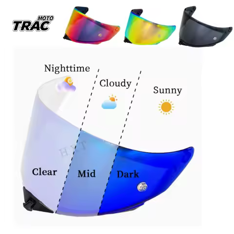 Photochromic Visor for KYT TT REVO Helmet Face Shield Viseira Capacete SunscreenWindproof Anti-Scrat