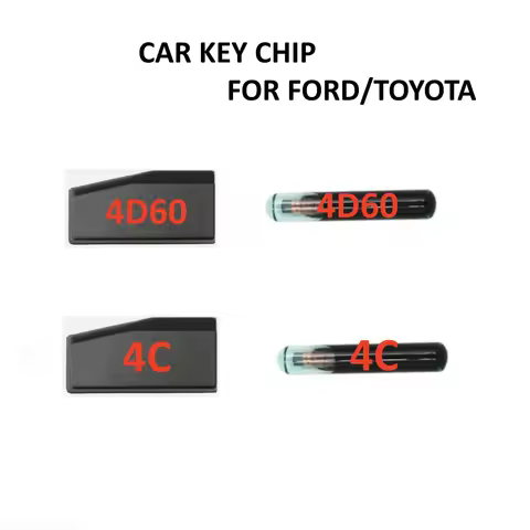 10pcs TEX ID4C 4D60 carbon / Glass Chip ( After Market ) 4C 4D60 Car Key transponder Chip for Ford f