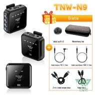 PROMO- TNW-N9/N8 WIRELESS MICROPHONE MIC WIRELESS CLIP ON MIKROFON YOUTUBER
