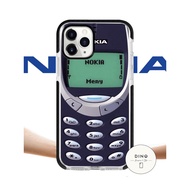 Noki@ 3310 Retro Design Series Silicone Protective Case for iPhone #复古诺基亚透明手机壳#
