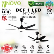 INOVO | DCF 1 LED 56 Inches & DCF 1 LED BABY 40 Inches DC Motor 3C LED 5 Blade (8F+8R) Speed Remote 