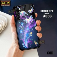 Samsung A05S Case - New Case Glossy casing Samsung A05Shp [Motif 016] - AGM Case softcase glass casi