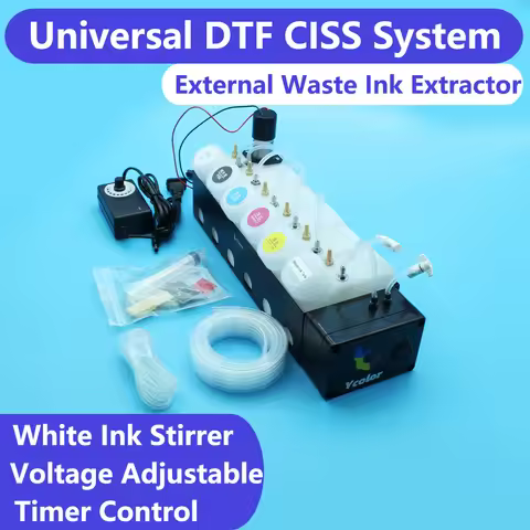 DTF CISS Ink System External Waste Ink Extractor For Epson Convert Kit DTF Printer XP600 L18050 L805