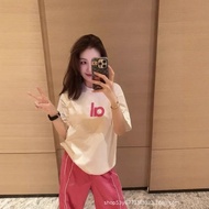 A10 25SS Heavyweight Letter Foam Print380Short-sleeved Loose American Street Style for Men and Women