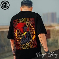 ♞,♘,♙Champion Sabong is Life || NEWGEN CLO. - Pro Club Oversize Shirt - Cock Fight Shirt - Streetwe