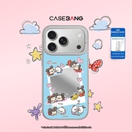 Casebang | เคสกระจกแม่เหล็กสำหรับ iPhone 17 Pro Max/17 Pro/Air/16 Pro Max/15