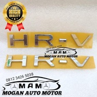 Logo Emblem Writing Hrv Hrv Rear Trunk Cap Original 1Pc New