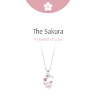 Sakura and Pink Pearl Necklace