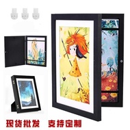 American Standard A311.7 * 16.5 in Flip Wooden Photo Frame Bracket Storage Frame