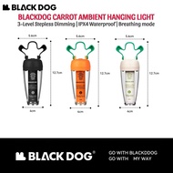 BLACKDOG Carrot Ambient Light Blackdog Camping Light IPX4 Waterproof Multifunctional Light Lampu Cam
