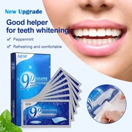 9D White Teeth Whitening Strips Pemutih Gigi 牙齿美白贴 9D Gigi Refreshing Tartar Removal