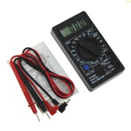 （High discounts）Alittle1.my Digital Multimeter with Buzzer Voltage Ampere Meter Test Probe for DC A
