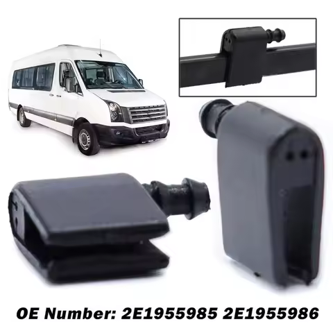 2Pcs Front Windscreen Wiper Washer Nozzle Spray Jet For Mercedes Benz Sprinter VW Crafter 2006 - 201