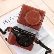 Canon G1X Camera Bag G7X3 Protective Case G5X G7X2 G1X3 G12/11 Camera Case Leather Case Shoulder Bag