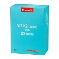 Kordels Vitamin K2 120Mcg With D3 1000Iu 60S - Nett
