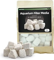 boxtech Aquarium Filter Media Bio Ceramic Porous Nano Media Filter Media for Salt Fresh Water Aquarium Canister Filter Pond