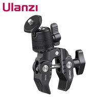 ULANZI R099 Super Clamp 360 Ball Head Handlebar Motorcycle Bicycle Bike Mount for DSLR GoPro Insta36