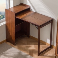 All-in-One Workbench Household Desk Table Folding Bookcase Multifunctional Simple Computer Small Apa