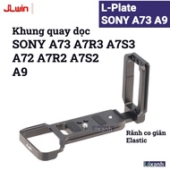 Sony A73 A7R3 A9i A72 A7R2 JLWin | L-plate Vertical rotating frame protects steel base bracket handc