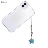 Oathnic Stylish Heart shaped Keychain Phone Charm Keyring Cellphone Charm Perfect  for Girls Backpac