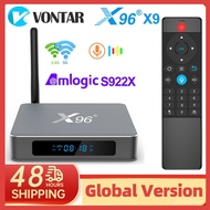 2023 Android TV Box X96 X9 Amlogic S922X Smart TVBox 4GB RAM 32GB ROM Support 8K B3.0 Dual Wifi 1000M LAN Set Top Box