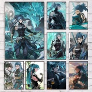 "Roaring Tsunami" Jiyan Poster Printing - Home Decor Modern Wall Art For Living Rooms, Bedrooms, Din