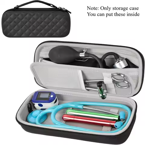 Stethoscope Case, Black Diamond Pattern-Case Only