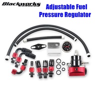 For 7MGTE MKIII with Hose Line Fittings Oil 100psi Gauge Universal Adjustable FPR AN6 Fitting EFI Fu