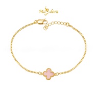 MASDORA 916 Gold Bracelet Rantai Tangan Emas ~ 1F Budget Clover - M (EMAS 916/22K)