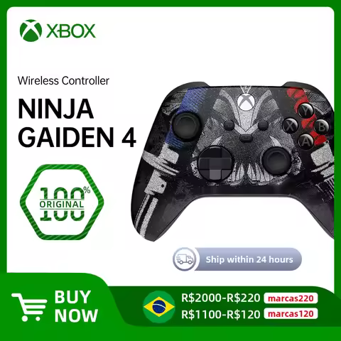 Microsoft Xbox Wireless Controller - NINJA GAIDEN 4/Pulse Cipher/ White/Black- for Xbox Series S X X