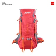 PROMO Tas Gunung Carrier 60 Liter Rei TOBA Dengan Rain Cover Original Kemping Naik Gunung Traveling