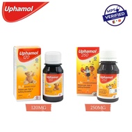 Uphamol Paracetamol Infant Syrup 120mg 60ml / Children Suspension 250mg 100ml