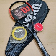 WILSON BLADE COUNTERVAIL RED TENNIS RACKET READY TO USE