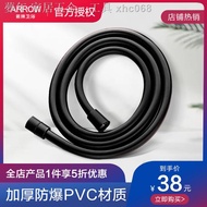 Wrigley Shower Hose 1.5m Black PVC Rain Sprinkler Accessories Connecting Pipe Water Heater