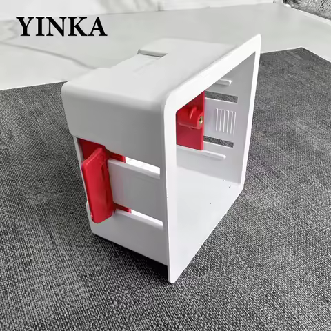 YINKA Switch Plastics Installation Bottom Box Dry Wall Switch Socket Installation Box White 86*86*48