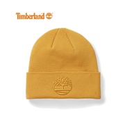 Timberland Men's Tonal 3D Embroidery Beanie Mineral Yellow