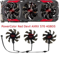 -3Pcs/Set,GA81S2U,PLD08010S12HH,Card Cooler,For Amd XFX Radeon VII,PowerColor AX RX 570 4G,GIGABYTE 