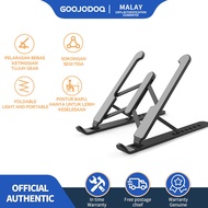 GOOJODOQ Foldable Laptop Stand for Desk Adjustable Laptop Holder 7 Angles Anti-Slip Laptop Holder
