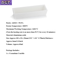 DGT [ + COD] 60ml Alumina (99%) Crucible Boat Sample for Lab Muffle 1800