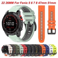 For Gamrin Fenix 7 Pro Watch Strap Bracelet for Fenix 7X 6X 6 Pro 5 5X Plus Fenix 8 Epix Pro Tactix 