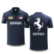 2025 New F1 Racing Suit + Ferrari Team F1 POLO Shirt + Men&Women Summer Short Sleeve T-Shirt