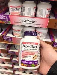 加拿大🇨🇦包郵直送 維栢健－Webber Naturals Super Sleep 超級睡眠配方(90粒) 睡眠救星 costco