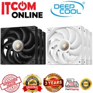DEEPCOOL FT120 3IN1 12CM CASING FAN (R-FT12-BKWPN3-G/R-FT12-WHWPN3-G) BLK/WHT