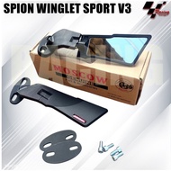 SPION FAIRING WINGLET CBR NINJA R15 R25 GSX V3 V6 R6 YZF R1 R3 MOTOR SPORT