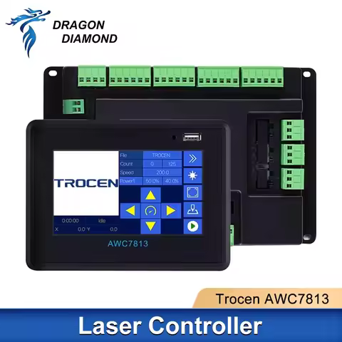 Original Trocen AWC7813 Co2 Laser Controller DSP System Replace AWC708 For AWC708s / AWC708c Lite/AW